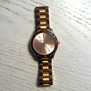 Michael Kors Oversized Gold-Tone Watch